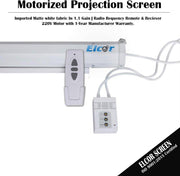 ELCOR lite Series Electric Motorized Projector Screen